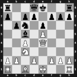 1957 Minsk zt – Round 11 – Barshauskas, Vitautas – 1/2-1/2 – Boleslavsky, Isaac – G73