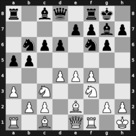 1957 Minsk zt – Round 11 – Rozhdestvensky, Vladimir – 1/2-1/2 – Gipslis, Aivars – G75