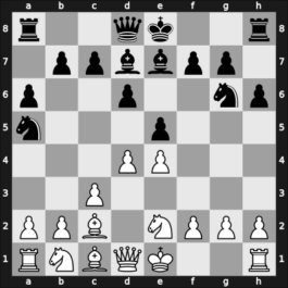 1957 Minsk zt – Round 11 – Suetin, Alexey S – 1-0 – Uusi, Gunnar – G76