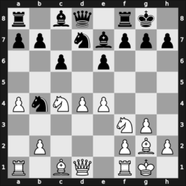 1957 Minsk zt – Round 15 – Petrosian, Tigran V – 1-0 – Uusi, Gunnar – G104