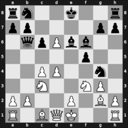 1957 Minsk zt – Round 15 – Suetin, Alexey S – 1-0 – Zvorykina, Kira Alekseyevna – G109