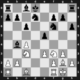 1957 Moscow – Round 1 – Chistiakov, Alexander – 0-1 – Bronstein, David I – G3