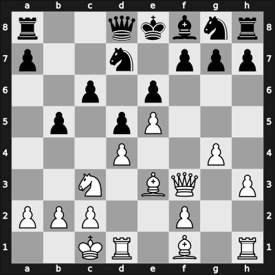 1957 Moscow – Round 1 – Terpugov, Evgeny – 0-1 – Petrosian, Tigran A. – G4