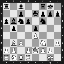 1957 Moskou ch-URS – Round 1 – Gurgenidze, Bukhuti – 0-1 – Nezhmetdinov, Rashid – G16