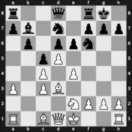 1957 Moskou ch-URS – Round 3 – Aronson, Lev – 1/2-1/2 – Bannik, Anatolij – G35