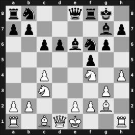 1957 Moskou ch-URS – Round 4 – Korchnoi, Viktor – 1/2-1/2 – Aronson, Lev – G41