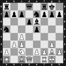1957 Moskou ch-URS – Round 4 – Taimanov, Mark E – 1/2-1/2 – Bronstein, David I – G42