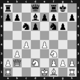 1957 Moskou ch-URS – Round 11 – Bannik, Anatolij – 1/2-1/2 – Spassky, Boris Vasily – G111