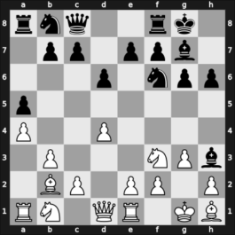 1957 Moskou ch-URS – Round 15 – Tarasov, Vitaly – 1-0 – Taimanov, Mark E – G149