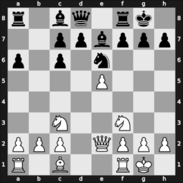 1957 Moskou ch-URS – Round 15 – Kholmov, Ratmir D – 1/2-1/2 – Gurgenidze, Bukhuti – G155