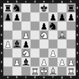 1957 Moskou ch-URS – Round 18 – Taimanov, Mark E – 1-0 – Khasin, Abram – G175