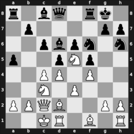 1957 Moskou ch-URS – Round 19 – Antoshin, Vladimir S – 0-1 – Stolyar, E. – G186