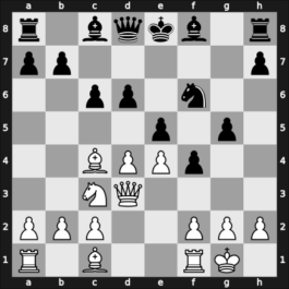 1957 Moskou ch-URS – Round 20 – Keres, Paul Petrovich – 1/2-1/2 – Nezhmetdinov, Rashid – G204