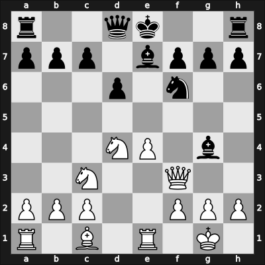 1957 Moskou ch-URS – Round 21 – Nezhmetdinov, Rashid – 1/2-1/2 – Aronin, Lev – G212