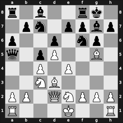 1957 New Jersey State Ch Open – Round 1 – Mengarini, Ariel – 1/2-1/2 – Fischer, Robert J – G1
