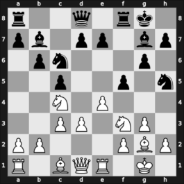 1957 New York ch-USA – Round 1 – Feuerstein, Arthur – 1-0 – Seidman, Herbert – G4