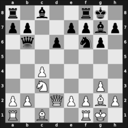 1957 New York ch-USA – Round 12 – Lombardy, William J – 0-1 – Seidman, Herbert – G9