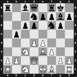 1957 New York ch-USA – Round 2 – Berliner, Hans – 1/2-1/2 – Mednis, Edmar J – G7
