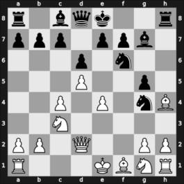 1957 New York ch-USA – Round 3 – Lombardy, William J – 1/2-1/2 – Berliner, Hans – G13