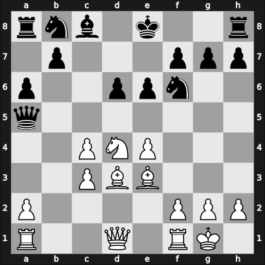 1957 New York ch-USA – Round 3 – Fischer, Raphael – 1/2-1/2 – Reshevsky, Samuel – G15