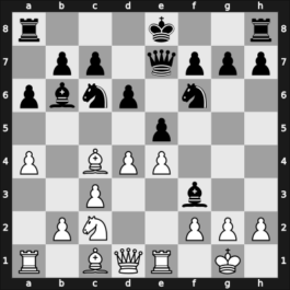 1957 New York ch-USA – Round 6 – Mednis, Edmar J – 1/2-1/2 – Lombardy, William J – G37
