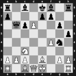 1957 New York ch-USA – Round 7 – Di Camillo, Attilio – 1/2-1/2 – Mednis, Edmar J – G42