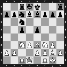 1957 New York ch-USA – Round 8 – Turner, Abe J – 1/2-1/2 – Bernstein, Sidney – G50