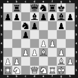 1957 New York ch-USA – Round 8 – Kramer, Gerald – 0-1 – Fischer, Raphael – G51