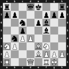 1957 OWL Ch – Round 11 – Schlotthauber, Werner – 0-1 – Lachmann, Hans G – G25