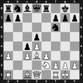 1957 Warsaw (POL Ch 15th) – Round 3 – Szukszta, Janus – 1/2-1/2 – Gabrys, Zygmunt – G3