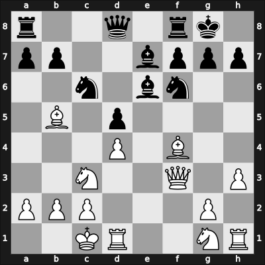 1957 POL Ch 15th – Round 13 – Galewicz, Marek – 0-1 – Gromek, Jozef – G19