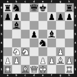 1957 Przepiorka Memorial – Round 7 – Doda, Zbigniew – 1/2-1/2 – Plater, Kazimierz – G40