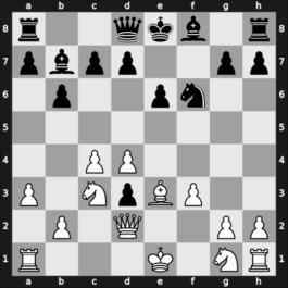 1957 Reggio Emilia ch ITA – Round 1 – Primavera, Giuseppe – 1/2-1/2 – Tamburini, Mario – G1