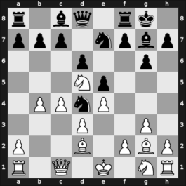 1957 Reggio Emilia ch ITA – Round 2 – Laco, Giuseppe – 1-0 – Paoli, Enrico – G4