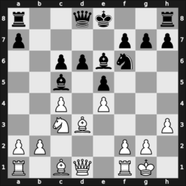 1957 Reggio Emilia ch ITA – Round 4 – Siveri, Armando – 0-1 – Palmiotto, Fiorentino – G14