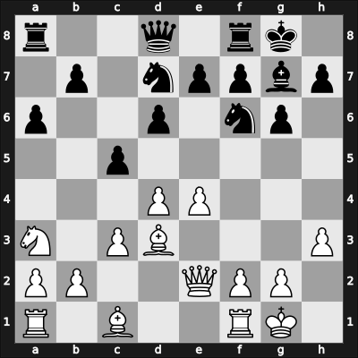 1957 Reggio Emilia ch ITA – Round 6 – Siveri, Armando – 0-1 – Primavera, Giuseppe – G20