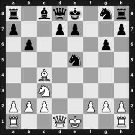 1957 Reggio Emilia ch ITA – Round 6 – Grassi, Mario – 1-0 – Paoli, Enrico – G21