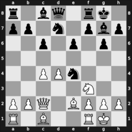 1957 Reggio Emilia ch ITA – Round 7 – Primavera, Giuseppe – 1-0 – Palmiotto, Fiorentino – G26