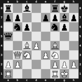 1957 Reggio Emilia ch ITA – Round 7 – Tamburini, Mario – 1-0 – Nestler, Vincenzo – G27