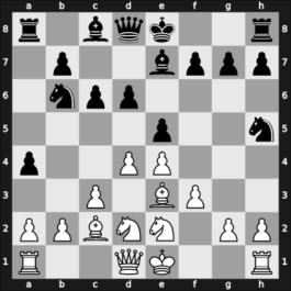 1957 Reggio Emilia ch ITA – Round 7 – Paoli, Enrico – 1-0 – Napolitano, Mario – G28