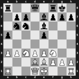 1957 Reggio Emilia ch ITA – Round 8 – Laco, Giuseppe – 0-1 – Nestler, Vincenzo – G29