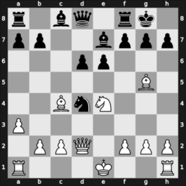 1957 Reggio Emilia ch ITA – Round 8 – Palmiotto, Fiorentino – 1/2-1/2 – Romani, Elio – G31