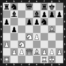 1957 Reggio Emilia ch ITA – Round 10 – Palmiotto, Fiorentino – 0-1 – Paoli, Enrico – G37