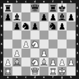 1957 Reggio Emilia ch ITA – Round 11 – Grassi, Mario – 0-1 – Napolitano, Mario – G42