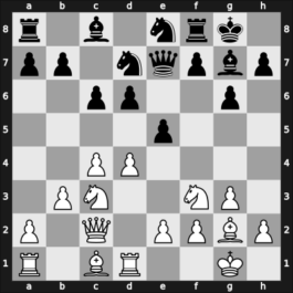 1957 Reykjavik – Round 1 – Palmason, Gudmundur – 1/2-1/2 – Asmundsson, Ingvar – G8