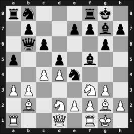 1957 Reykjavik – Round 2 – Olafsson, Fridrik – 1/2-1/2 – Benko, Pal – G23