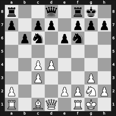 1957 Reykjavik – Round 6 – Gudmundsson, Gudbjartur – 1/2-1/2 – Olafsson, Fridrik – G39