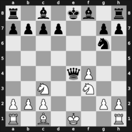1957 Reykjavik – Round 10 – Johannesson, Bjorn – 0-1 – Olafsson, Fridrik – G58