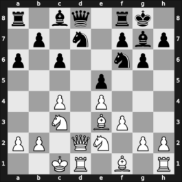 1957 Reykjavik – Round 11 – Benko, Pal – 1/2-1/2 – Gudmundsson, Arinbjorn – G60