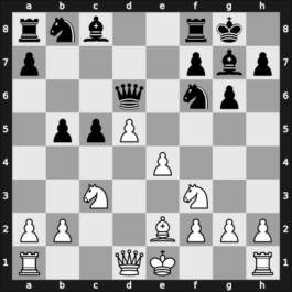 1957 Reykjavik – Round 11.1 – Munoz Parraguez, Cesar – 0-1 – Polugaevsky, Lev – G64